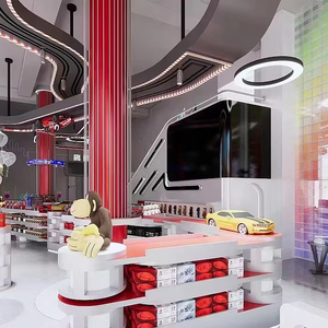 Custom LED Display Showcase & Blind Box Shelf | One-Stop Pop Toy Shop Interior Design for Collectible Store - Product Image 1