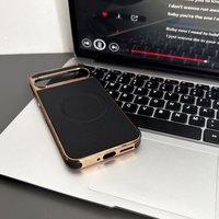 Housse de protection magnétique pour Google Pixel 9a 8 Pro Luxury PU Leather Electroplate Mobile Phone Case for Google Pixel 10 Pro XL