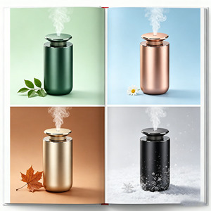 Diffuseur <span class=keywords><strong>d</strong></span>'arômes de voiture rechargeable par USB en métal HYGEA, sans eau, écologique, portable, machine à parfum aux huiles essentielles, <span class=keywords><strong>purificateur</strong></span> <span class=keywords><strong>d</strong></span>'<span class=keywords><strong>air</strong></span>, hôtel - Product Image 3