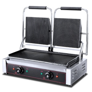 Parrilla Eléctrica Grande de Doble Cara de 4.4KW con Placas Superior e Inferior con Interruptores Independientes, de Alta Resistencia para Uso Comercial - Product Image 6