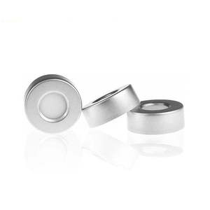 Aluminum Crimp Cap 20mm Open Top Headspace <b>Vial</b> PTFE Silicone Septa - Product Image 3