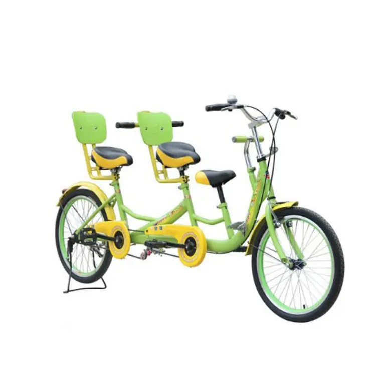 Factory price surrey bicycle for 2 person/2 seats surrey bikes in park for rental/tandem bike in bicycle hot sell