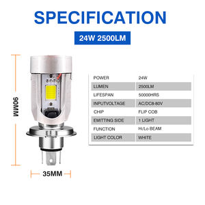 Мотоциферный светодиодный мотоциклета luces para moto AC DC h1 hs1 h4 h6 h7 ba20d p15d AC DC 12V 24V 48V 80V - Product Image 2