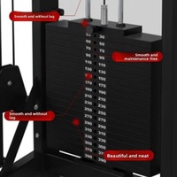 Machine de musculation haut de gamme à charge libre pour pectoraux et deltéens arrière, équipement de fitness en acier pour salle de sport, vente directe usine