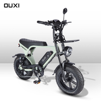 OUXI V8 Mini Bicicleta Eléctrica de Largo Alcance, Plegable, Urbana, Mini Fatbike Eléctrica Híbrida con Batería de Litio para Niños