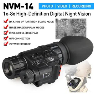 1x-8x Nachtzicht Monoculaire Telescoop Outdoor Tactische NVM-14 High-Definition Digitale Nachtkijker HK27-0033