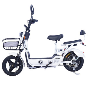 Fulike Bicicleta Eléctrica de 2 Ruedas/Scooter <span class=keywords><strong>Eléctrico</strong></span> con Pedales, Scooter <span class=keywords><strong>Eléctrico</strong></span> Económico de 350W para Adultos - Product Image 1