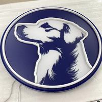 Boîte à lumière LED et enseigne LED 3D personnalisée, éclairage publicitaire pour entreprise, affichage LED mural extérieur, signalétique