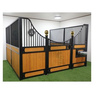 Verkopen 4M Geprefabriceerde Metalen Paardensport Paardenstal Draagbare Permanente Paardenstal Met Aluminium Feeder - Product Image 5