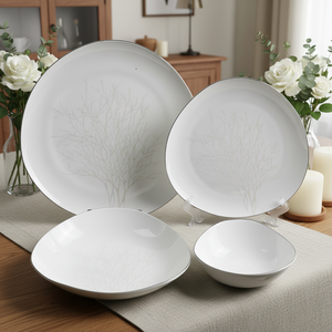 <span class=keywords><strong>Juego</strong></span> <span class=keywords><strong>de</strong></span> <span class=keywords><strong>Vajilla</strong></span> <span class=keywords><strong>de</strong></span> Porcelana Fina con Forma <span class=keywords><strong>de</strong></span> Loto, 60/66 Piezas, Precio Económico al por Mayor, para Restaurante, <span class=keywords><strong>Juego</strong></span> <span class=keywords><strong>de</strong></span> <span class=keywords><strong>Vajilla</strong></span> <span class=keywords><strong>Completo</strong></span> - Product Image 1