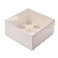 Boîtes d'emballage pour cupcakes transparentes en gros, boîtes à pâtisserie et boîtes d'emballage pour la pâtisserie