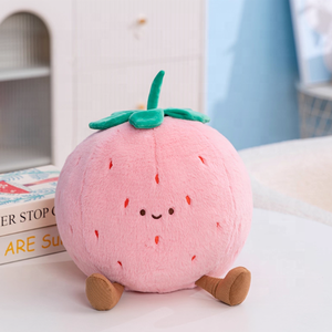 12 pulgadas 30CM adorable fruta cojín peluches <span class=keywords><strong>piña</strong></span> sandía <span class=keywords><strong>y</strong></span> naranja en forma de almohada muñeca juguetes de peluche - Product Image 4