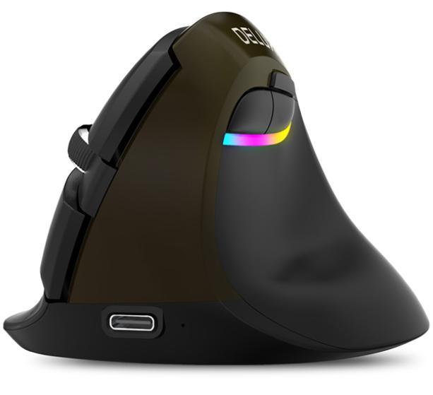 800/1200/1600/2400DPI M618mini USB Rechargeable Wireless Vertical Mouse
