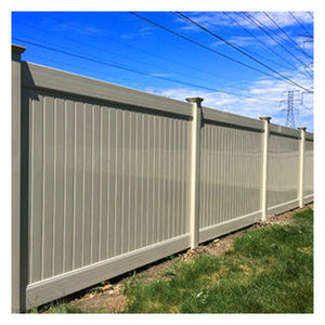 Tuinhek Voor Buiten Decoratief <span class=keywords><strong>Vinyl</strong></span> Hekwerk Zonder Opgraving Voor Tuin <span class=keywords><strong>Patio</strong></span> - Product Image 5