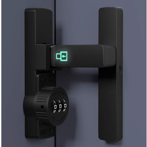 Punch-Free tủ khóa mật khẩu tập tin Tủ Chống Trộm đôi cửa kính Tủ Quần Áo Cửa Khóa ngăn kéo tủ lạnh khóa - Product Image 3