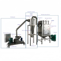 Machine industrielle automatique de fabrication de poudre de piment avec moteur et roulement, super micro-broyeur pour usine d'épices
