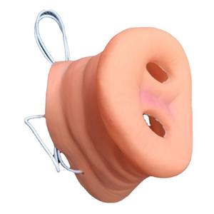Venta caliente de alta calidad látex media cara máscara miedo cerdo nariz para adultos y niños para Halloween fiesta Cosplay - Product Image 1
