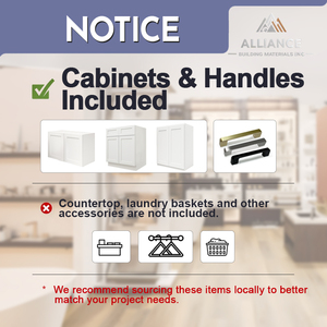 Armoire à linge pour lave-linge et sèche-linge |   Armoires de service sur mesure pour projets d'appartements |   Armoire de rangement en bois pour buanderie - Product Image 6