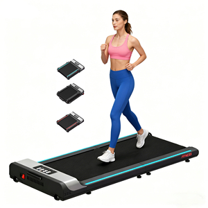 Tapis de Course Pliant Électrique Motorisé CE Cardio Training DC 2.0HP Semi-Portable Mince pour Marche, Fitness à Domicile et Gymnastique - Product Image 1