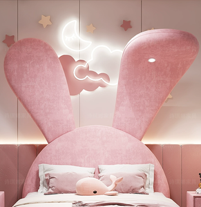 <span class=keywords><strong>Lit</strong></span> d'enfant fille <span class=keywords><strong>lit</strong></span> de princesse en bois massif <span class=keywords><strong>petit</strong></span> garçon chambre simple lapin <span class=keywords><strong>lit</strong></span> en tissu - Product Image 4