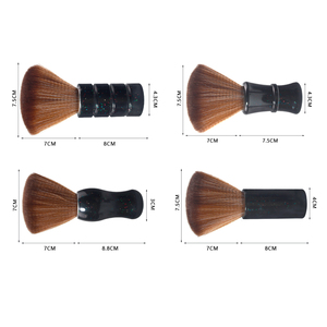 Cepillo de peluquería con cerdas suaves y logotipo personalizado, cepillo de plástico para limpiar el cuello, para cortes de pelo en salones de belleza - Product Image 2