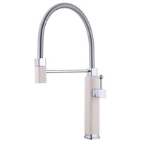 Robinet de cuisine monotrou coulissant universel moderne en laiton robinet d'évier télescopique rotatif à poignée unique en laiton
