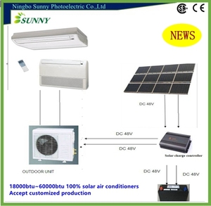 Climatisation solaire de type conduit à <span class=keywords><strong>prix</strong></span> avantageux, 100% solaire, 18000 BTU, alimentée par l'énergie solaire, 48V CC - Product Image 6