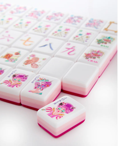 Exceptional Premium Acrylic Cloisonne Inspired Luxury Style Transparent <b>Mahjong</b> <b>Set</b> for Home and Club Play - Product Image 1