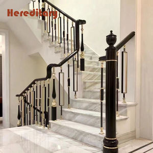 Balaustrada y barandillas de escalera de aluminio para interiores decorativas simples barandillas de latón barandillas de escalera - Product Image 2