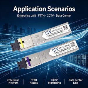 1.25G BiDi SFP Optik Alıcı-Verici 1490nm/1550nm 80KM SC Tek Modlu Tek Fiber Gigabit Modülü DDM Desteği Uyumlu Anahtar - Product Image 3