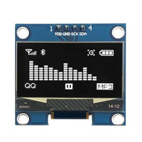 Módulo de Pantalla OLED IIC I2C SPI de 4 Pines y 1.3 Pulgadas, Placa de Pantalla OLED de 128x64 SH1106, Pantalla OLED Blanca/Azul Compatible con Arduino Raspberry PI