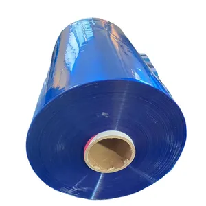 厂家直销透明塑料卷软蓝色pvc薄膜