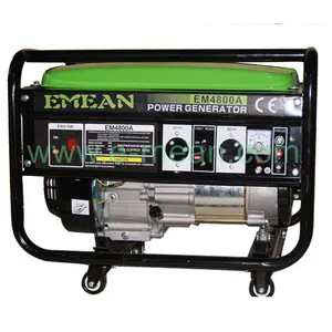 Generatore di corrente a benzina insonorizzato raffreddato ad aria 4kw 5000 watt 5.5kva essence groupe electrogene