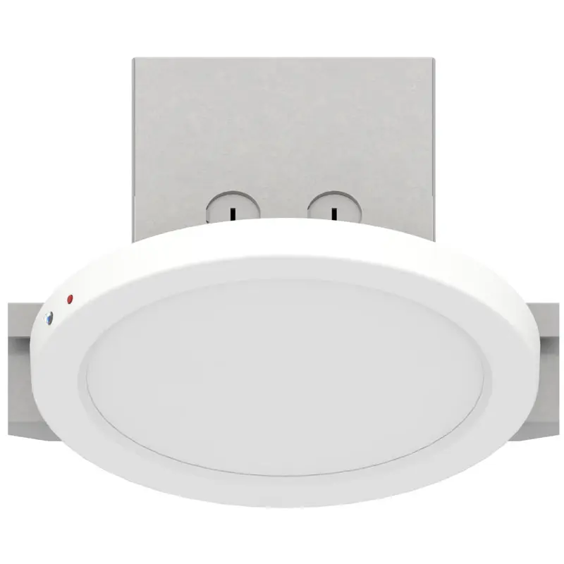 ETL 7 Inch Dimmable Flush Mount LED Emergency Ceiling Light For Home Power Failure With Metal J-Box