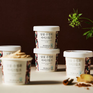 Damccot Sujeonggwa Cinnamon Punch K-Dessert Cup Helado en Vaso Individual 100ml Congelado (-18C) Opcional con Funda Exterior de Exportación de 3 Piezas - Product Image 3