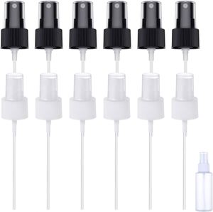 หัวฉีดสเปรย์แบบฝอยละเอียด ขนาด 18/410 20/410 24/410 สีขาว สีดำ ป้องกันการหก สำหรับขวดพลาสติก จำนวน 100 ชิ้น - Product Image 1