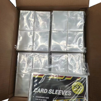 Huacent – Lot de 91x66 mm de protège-cartes transparents de qualité supérieure pour cartes de jeu, d'anime et de sport (TCG) – Vente en gros