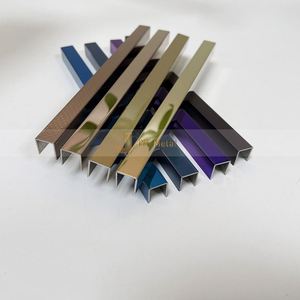 Profilé en U en acier inoxydable 304 LL107 pour carrelage, étanche, durable, installation facile, décoration murale et de mobilier pour appartement - Product Image 2