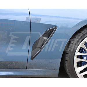 Moldura de Ventilación Lateral de Guardabarros de Fibra de Carbono Seca Estilo OEM para BMW Serie 8 G14 G15 G16 2018-2025 - Product Image 2