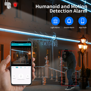 Caméra IP PTZ sans fil Hiseeu 1080P avec vision nocturne couleur pour la maison et l'extérieur, caméra WiFi WHD612 - Product Image 6