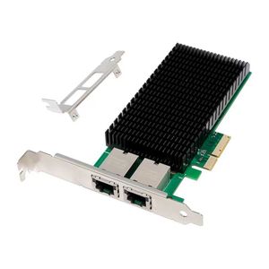 การ์ดเชื่อมต่อเครือข่ายเซิร์ฟเวอร์ Speedbridge SQ7560 PCIe 4.0 x4 10Gbps พอร์ตคู่ RJ45 - Product Image 1