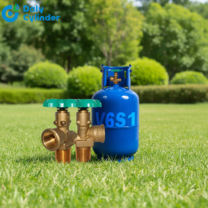 Vanne de réservoir de propane domestique de haute qualité, vanne de bouteille de gaz GPL longue durée en laiton, <span class=keywords><strong>vannes</strong></span> POL pour applications domestiques - Product Image 3