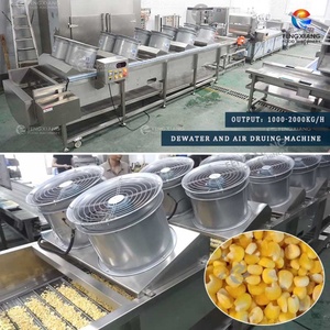 Chaîne de traitement industrielle Fengxiang pour l'épluchage, le battage, le lavage, la blanchiment et le séchage à l'air du maïs frais et du maïs doux - Product Image 6