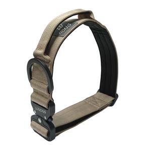 Collier pour chien professionnel réglable et rembourré avec rubans – Boucle à dégagement rapide en nylon robuste, design moderne – Équipement d'entraînement pour animaux de compagnie LUNONG - Product Image 2