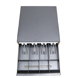 Contadores DE PAGO DE 4 4 billetes y monedas en blanco y negro con número de rejilla móvil y caja de monedas ajustada con cajón de efectivo - Product Image 4