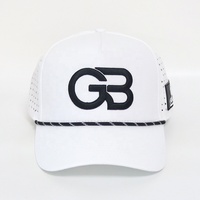 Gorra de Golf Personalizada OEM de Alto Rendimiento con Bordado 3D, Gorra Deportiva de Béisbol para Hombre, Impermeable, Transpirable y Perforada, Venta al Por Mayor