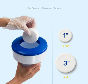Distributeur de chlore flottant grande capacité de 3 pouces pour piscine, flotteur de tableaux de chlore réglable pour <span class=keywords><strong>spa</strong></span> et bain à remous - Product Image 2