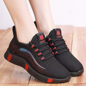Women's <b>Old</b> Beijing Cloth Shoes, Fly Knit Comfortable Walking Shoes, Soft Sole Non-slip Casual Sports Sneakers - Product Image 3