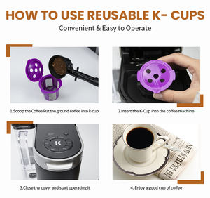 Cápsulas de Café Reutilizables Personalizadas, Recargables, Compatibles con Cafeteras <span class=keywords><strong>Keurig</strong></span>, Filtro de Café <span class=keywords><strong>Reutilizable</strong></span>, Cápsula <span class=keywords><strong>Reutilizable</strong></span> - Product Image 6