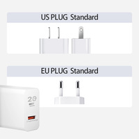 Offre Spéciale : Accessoires Téléphoniques – Adaptateur Chargeur Mural USB Type C Rapide et Portable pour Voyage (Prises EU/US) – Vente en Gros